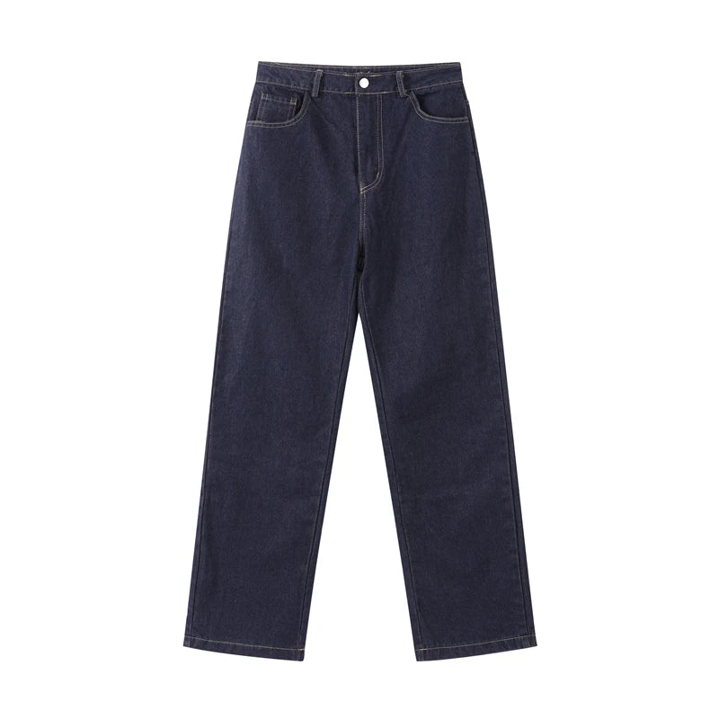 Denim Square Collar Vest Jeans Set