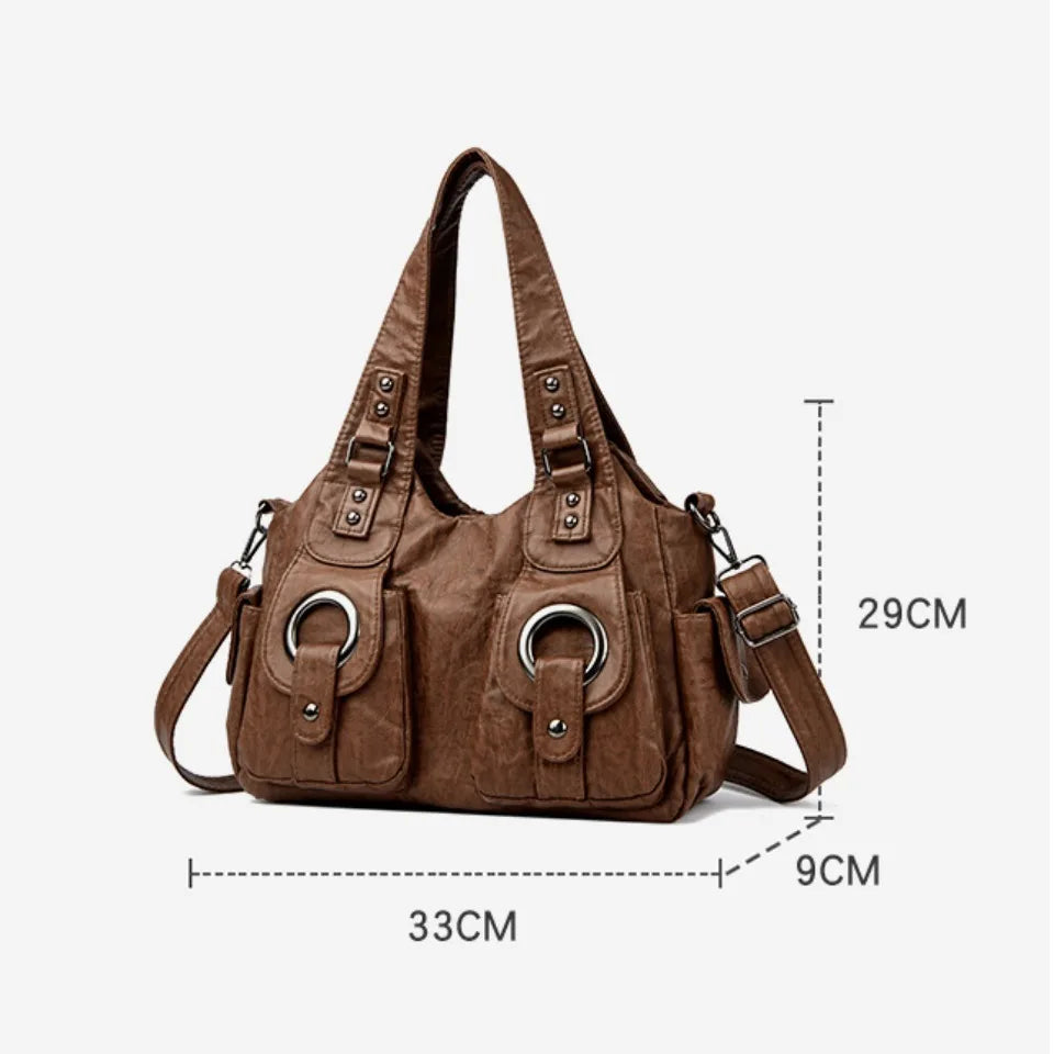 Leather Female Handbags Tote Bags