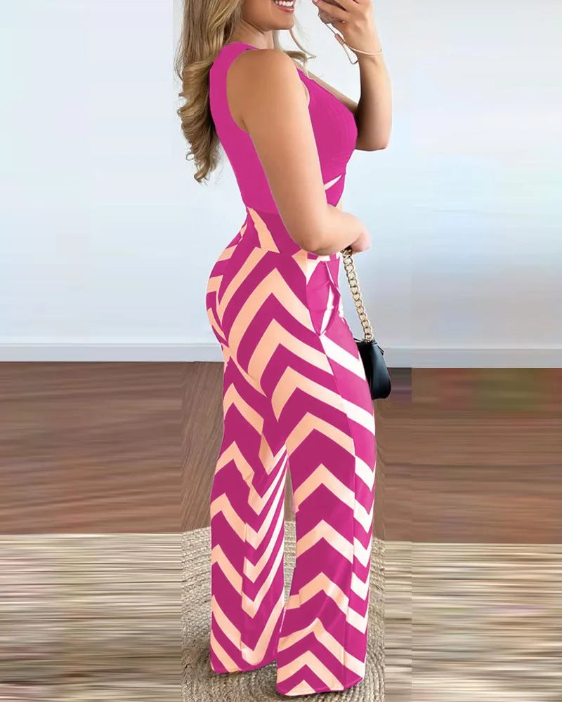 Sleeveless Short Top Women's Suit