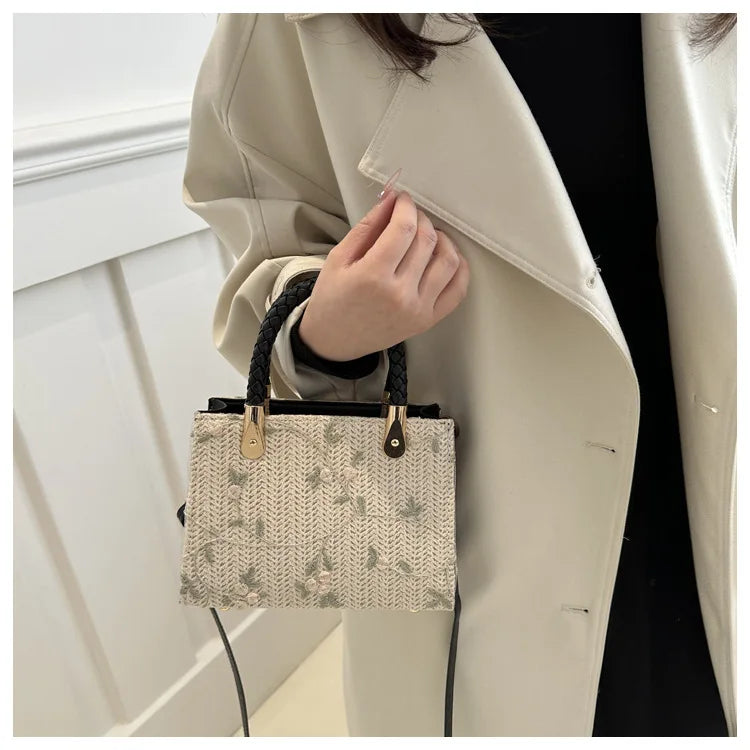 Fashion Summer Straw Top-handle Bags