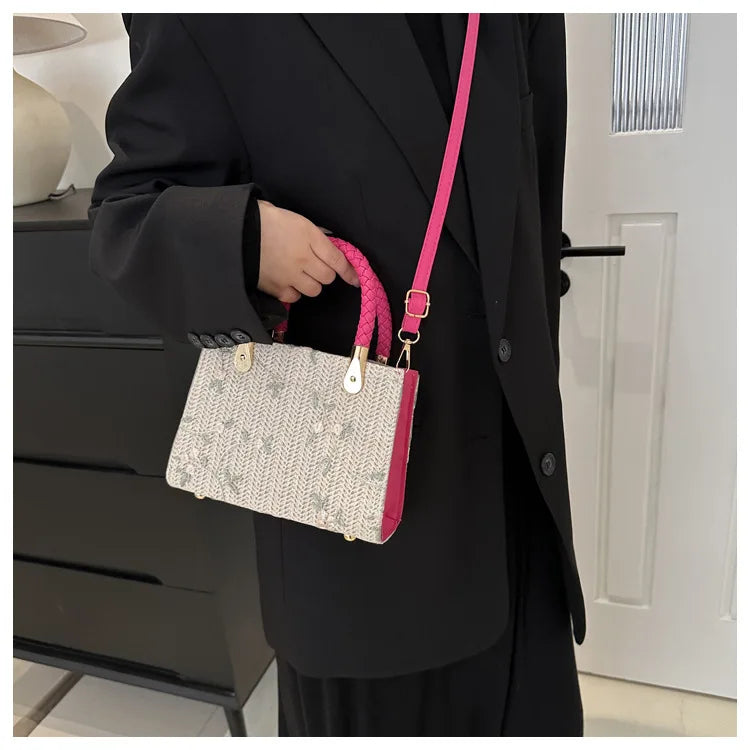 Fashion Summer Straw Top-handle Bags