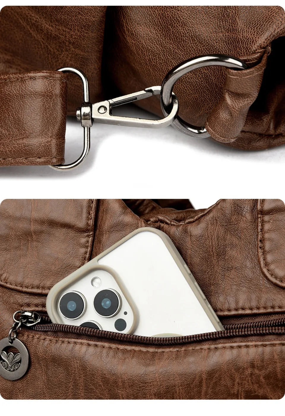 Leather Female Handbags Tote Bags