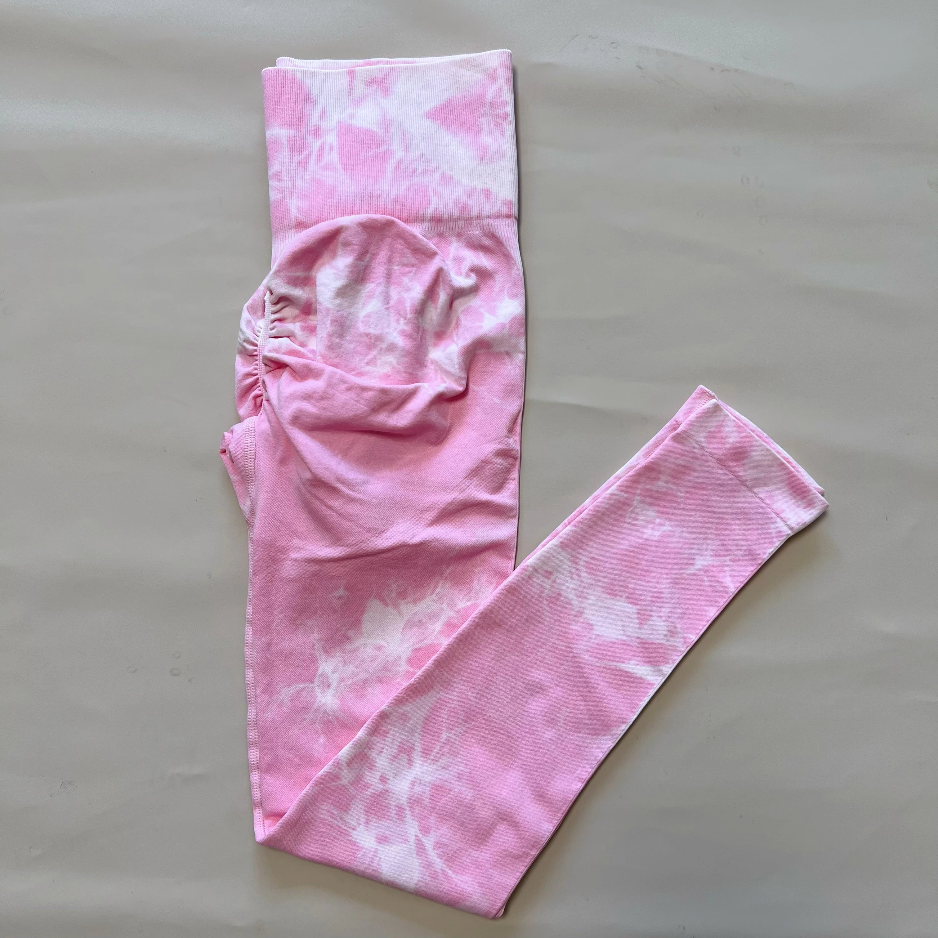 Women Athletic Tie Dye Gym Leggings