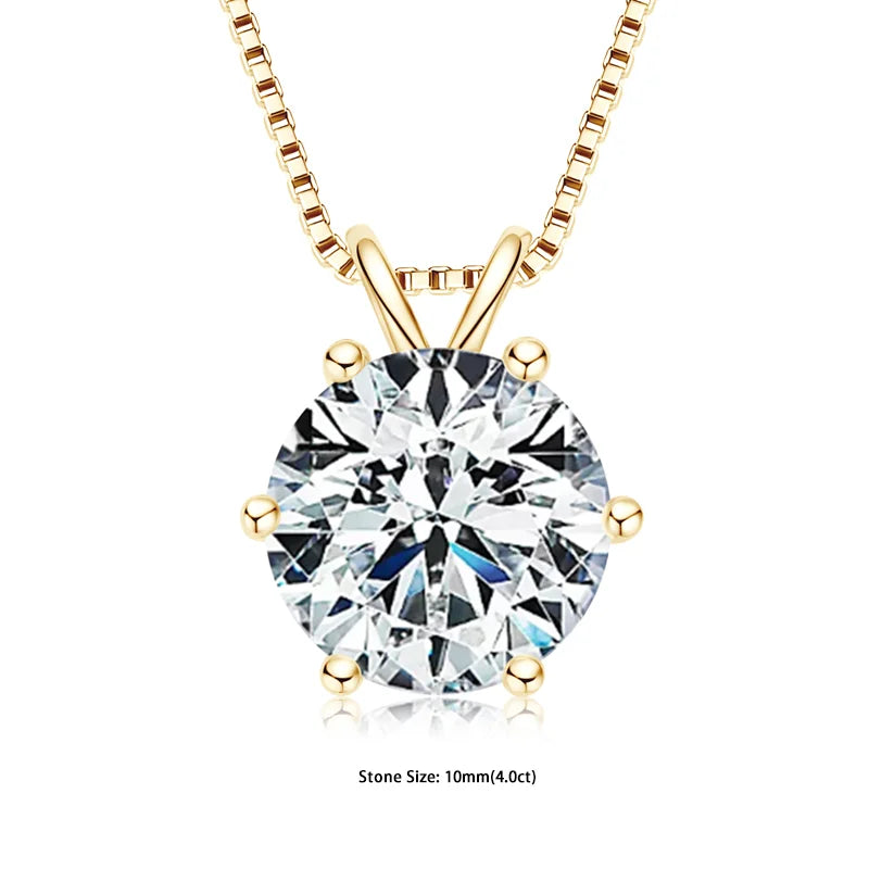 Moissanite Pendant Necklaces