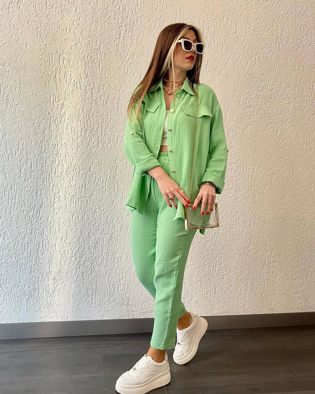 Summer women's suit Pants Set