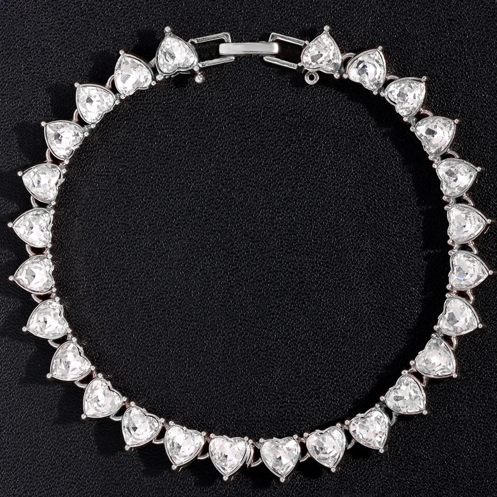 Crystal Tennis Chain Necklace