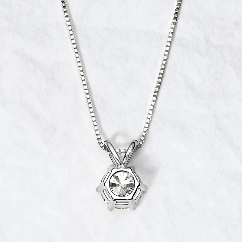 Moissanite Pendant Necklaces