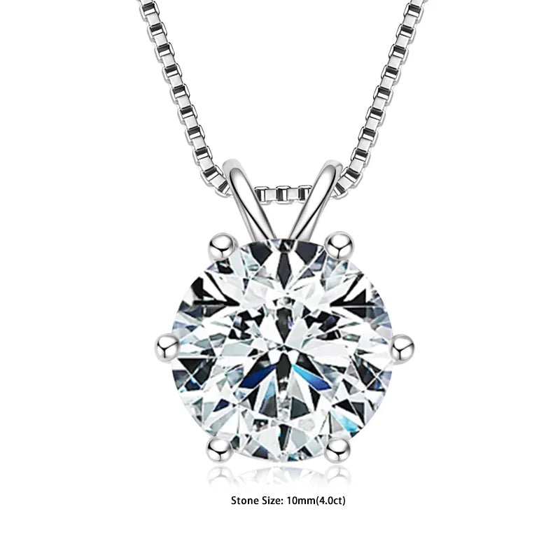 Moissanite Pendant Necklaces