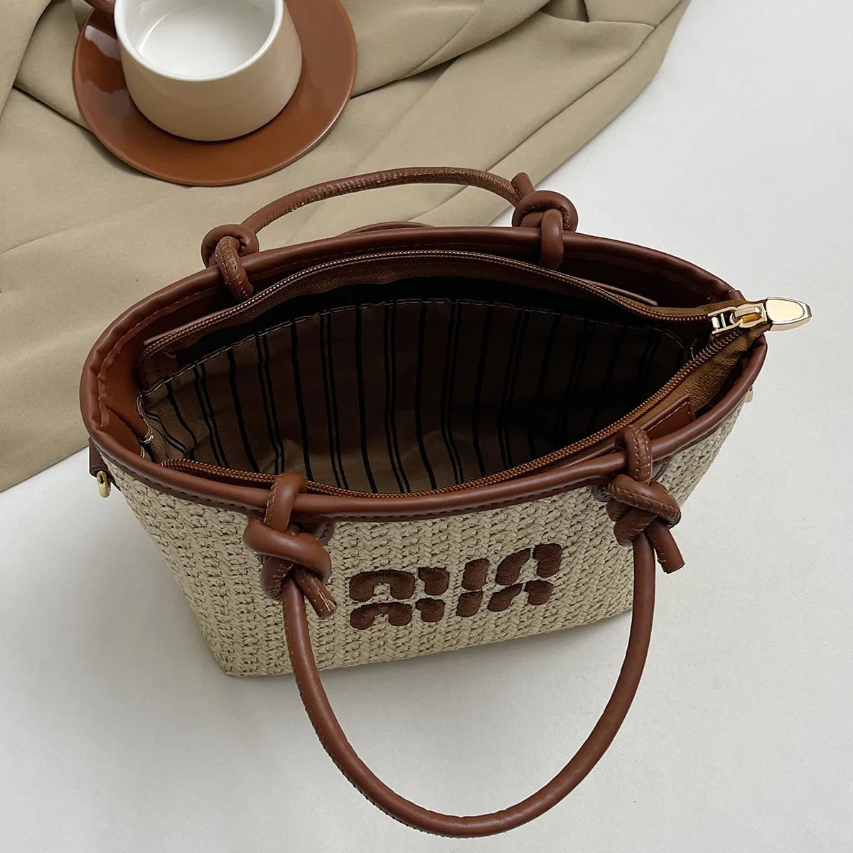 Beach Grass Woven Bag Women's