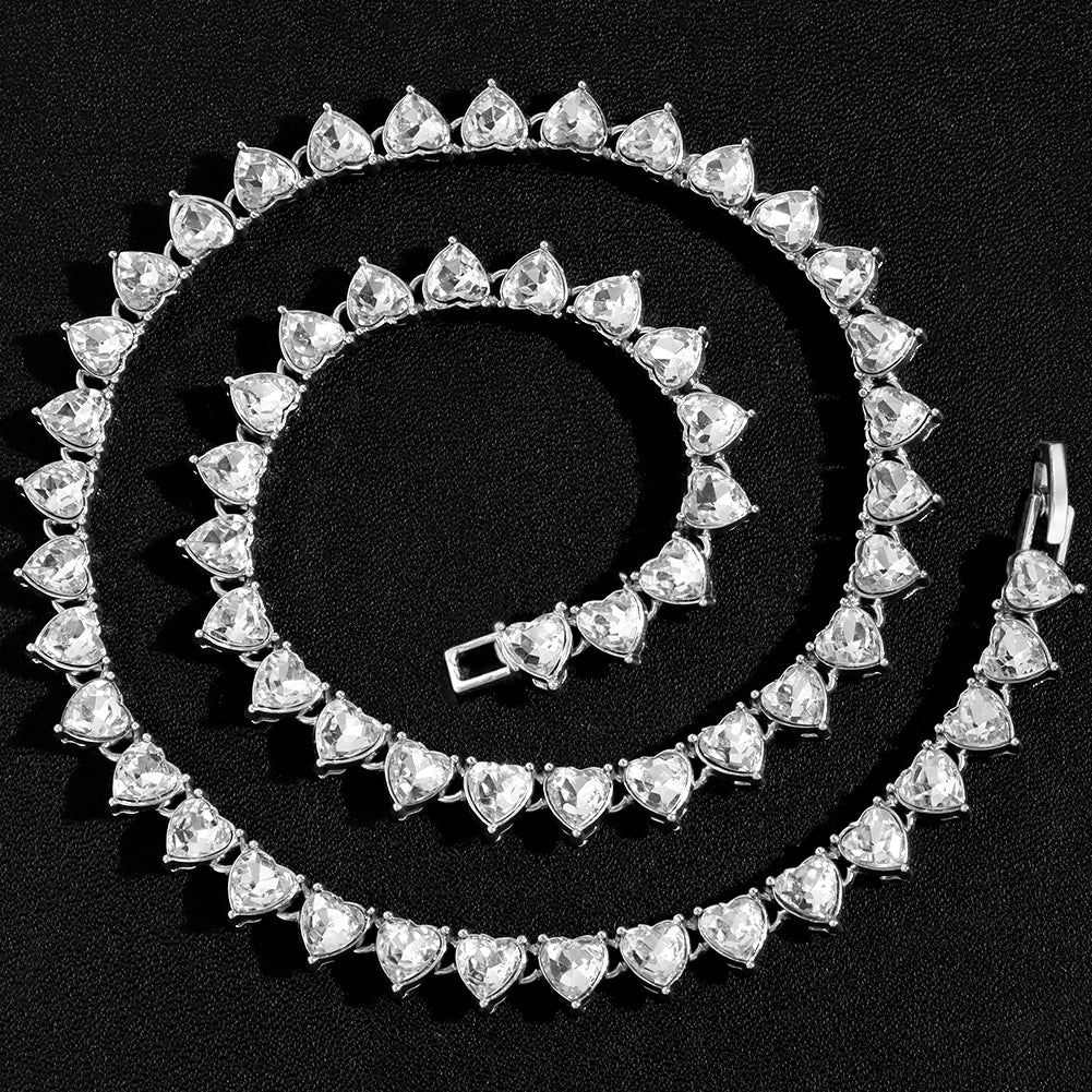 Crystal Tennis Chain Necklace