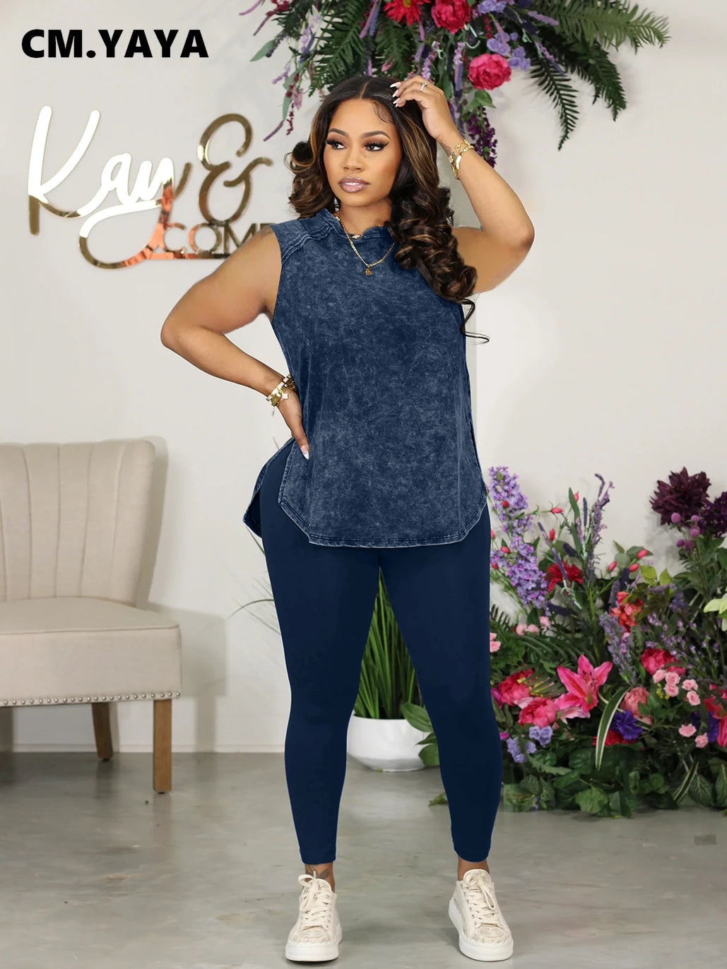 CM.YAYA Fashion Women's Set