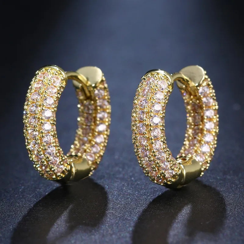 Original 925 Silver Sterling Hoops Luxury Earrings