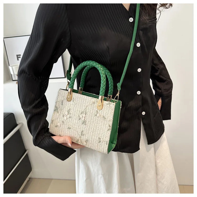 Fashion Summer Straw Top-handle Bags