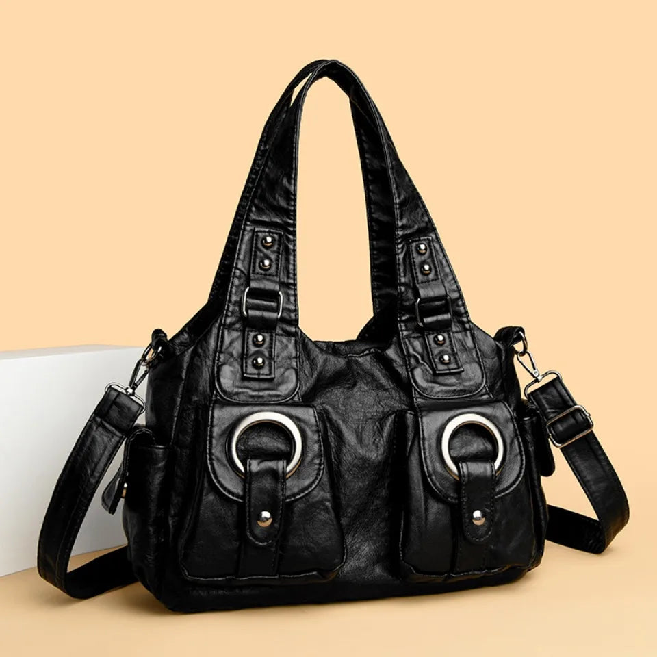 Leather Female Handbags Tote Bags