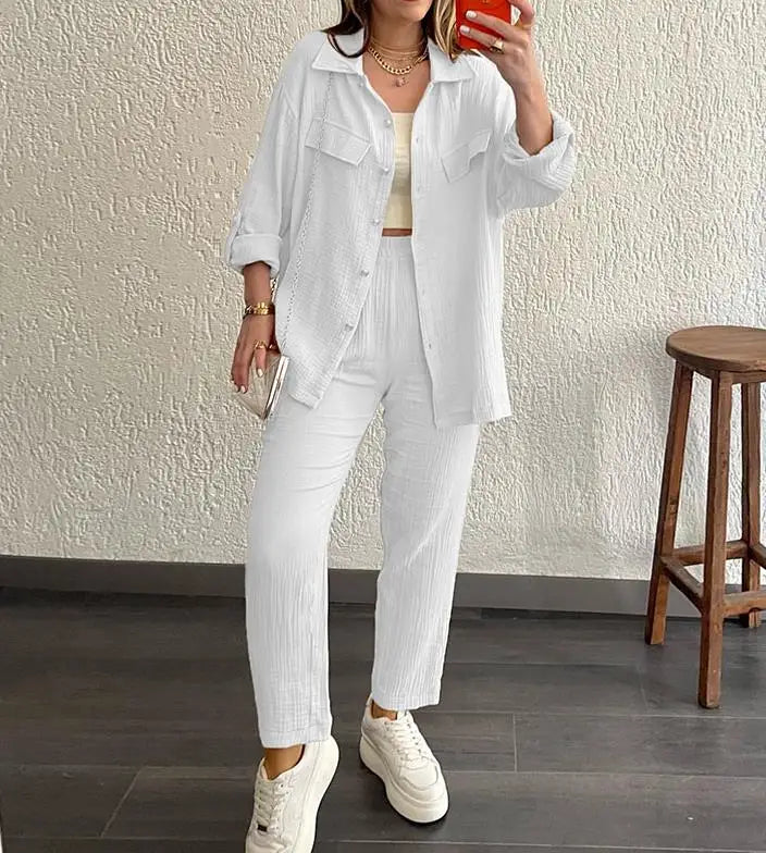 Summer women's suit Pants Set