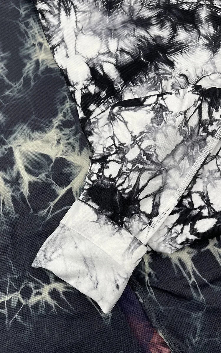 Seamless Tie-Dyed Yoga Jumpsuits